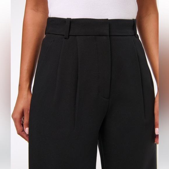 A&F Sloane Tailored Wide Leg Pant - Picture 8 of 9
